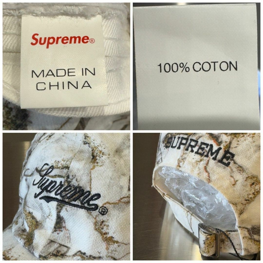 『Supreme』シュプリーム 刺繍ロゴ総柄キャップ