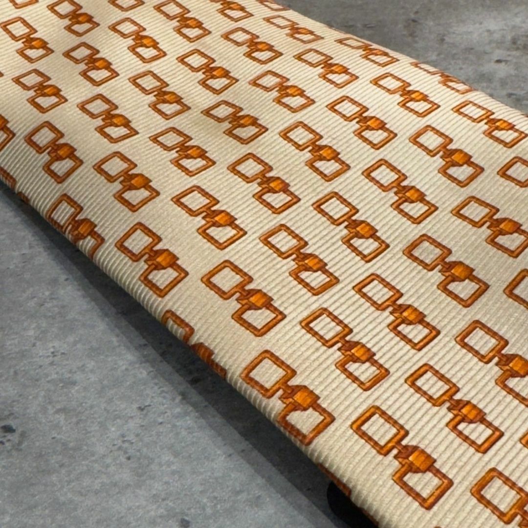 『GUCCI』グッチ 総柄シルクネクタイ