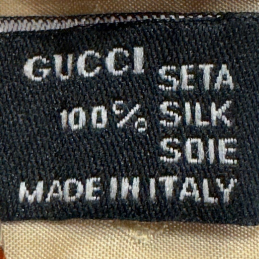 『GUCCI』グッチ 総柄シルクネクタイ