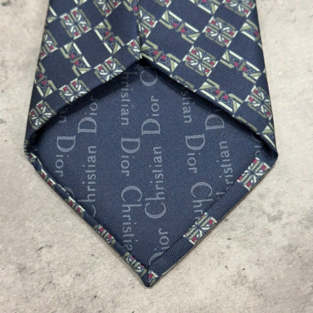 『Christian Dior』クリスチャンディオール 総柄ネクタイ