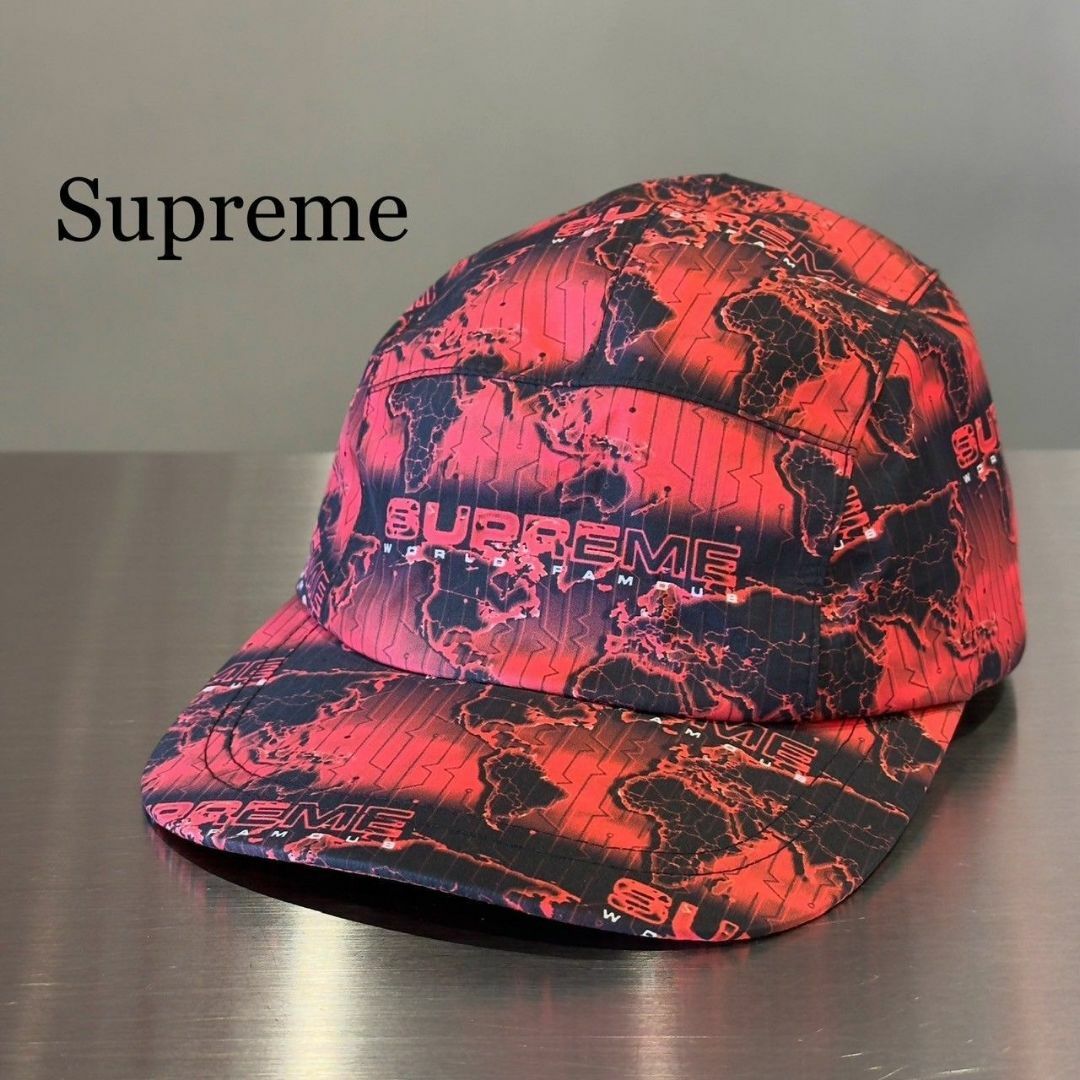 『Supreme』シュプリーム 総柄 キャンプキャップ