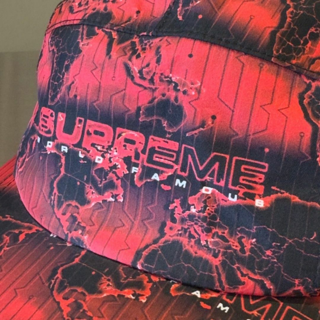 『Supreme』シュプリーム 総柄 キャンプキャップ
