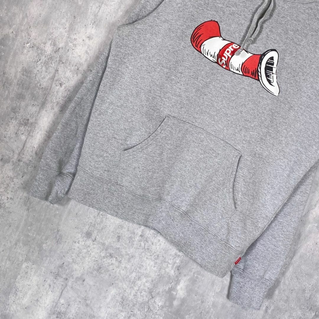 『Supreme』シュプリーム (M) キャットインザハット フーディー