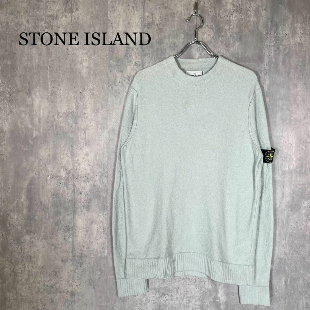 『STONE ISLAND』ストーンアイランド (L) クルーネック セーター