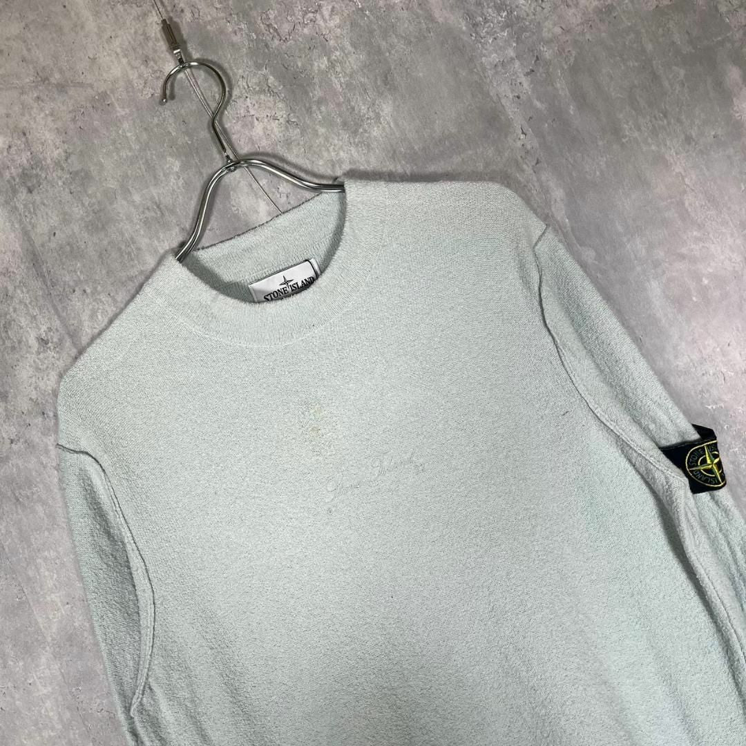 『STONE ISLAND』ストーンアイランド (L) クルーネック セーター
