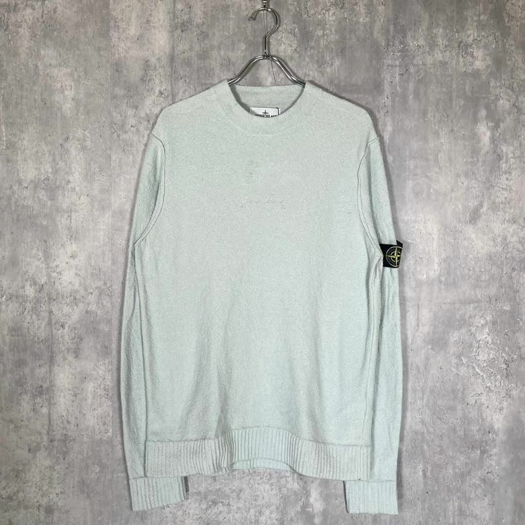 『STONE ISLAND』ストーンアイランド (L) クルーネック セーター