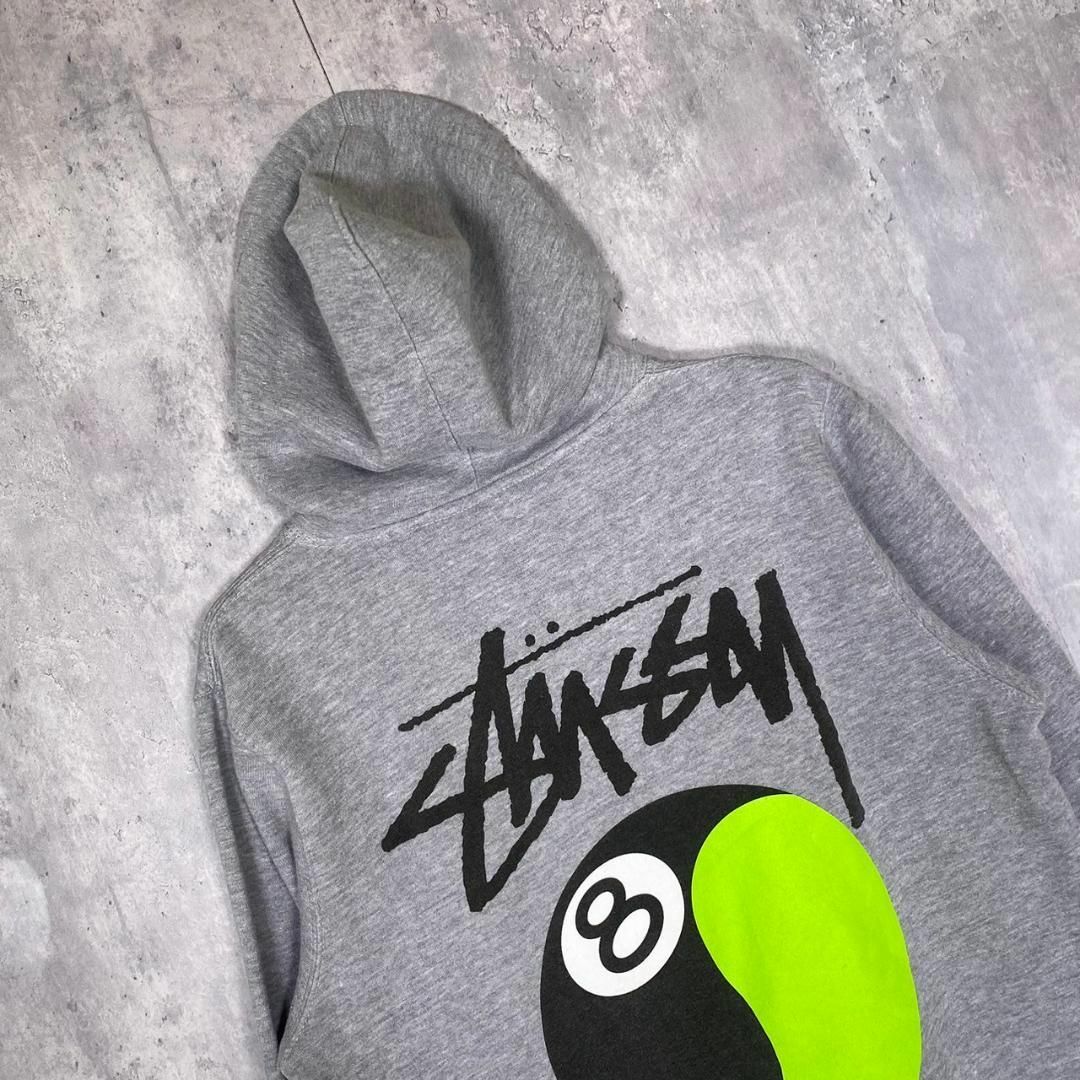 『STUSSY』ステューシー (M) 8ボール バックプリントフーディー