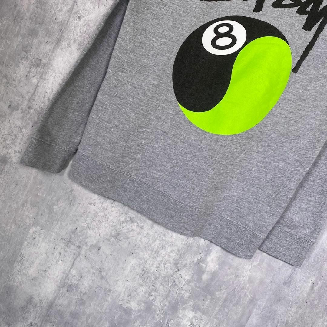 『STUSSY』ステューシー (M) 8ボール バックプリントフーディー