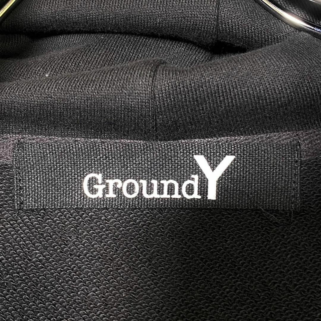 『Ground Y』グラウンドワイ (4) バックプリントロゴジップフーディー