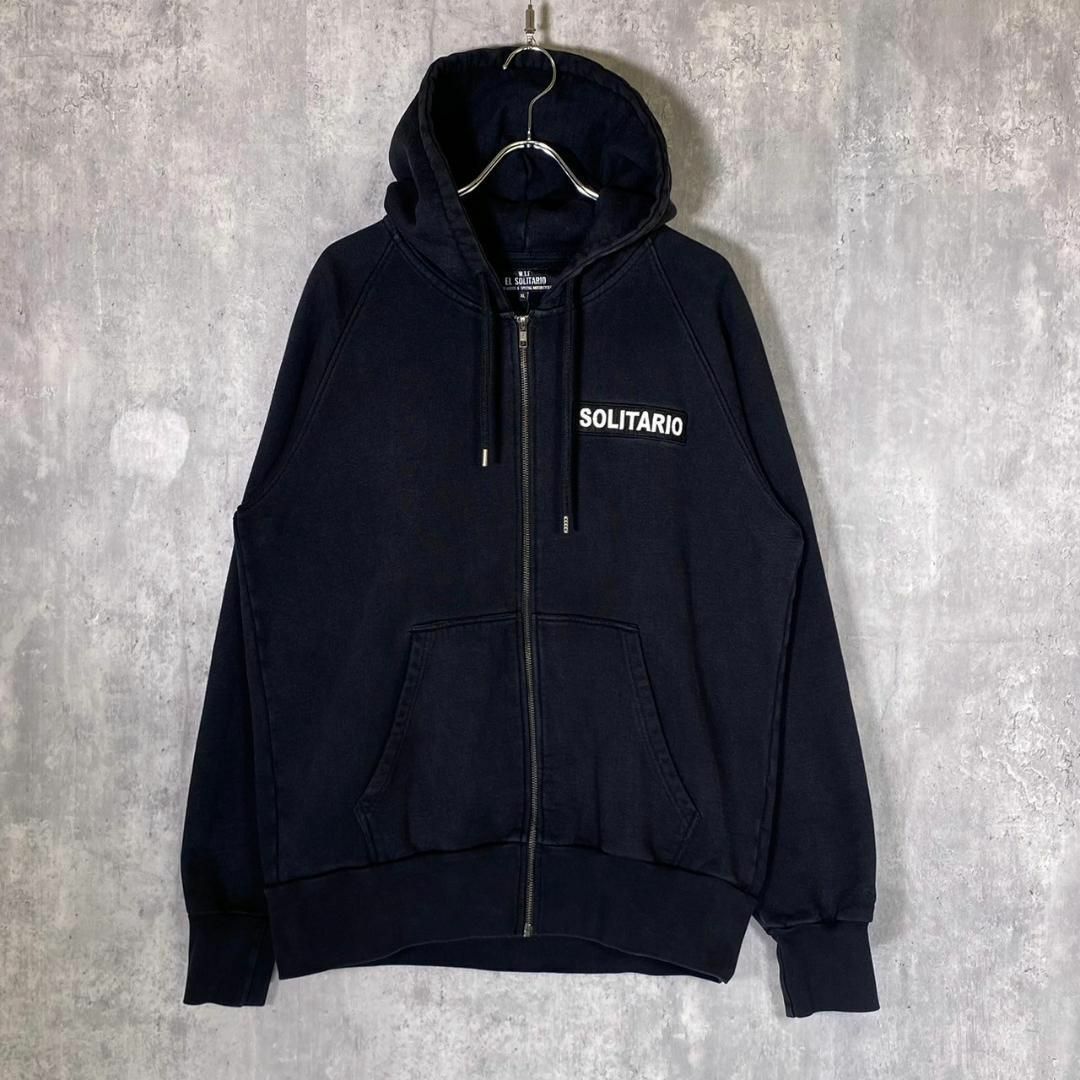 『EL SOLITARIO』エルソリタリオ (XL) リスペクト ジップパーカー