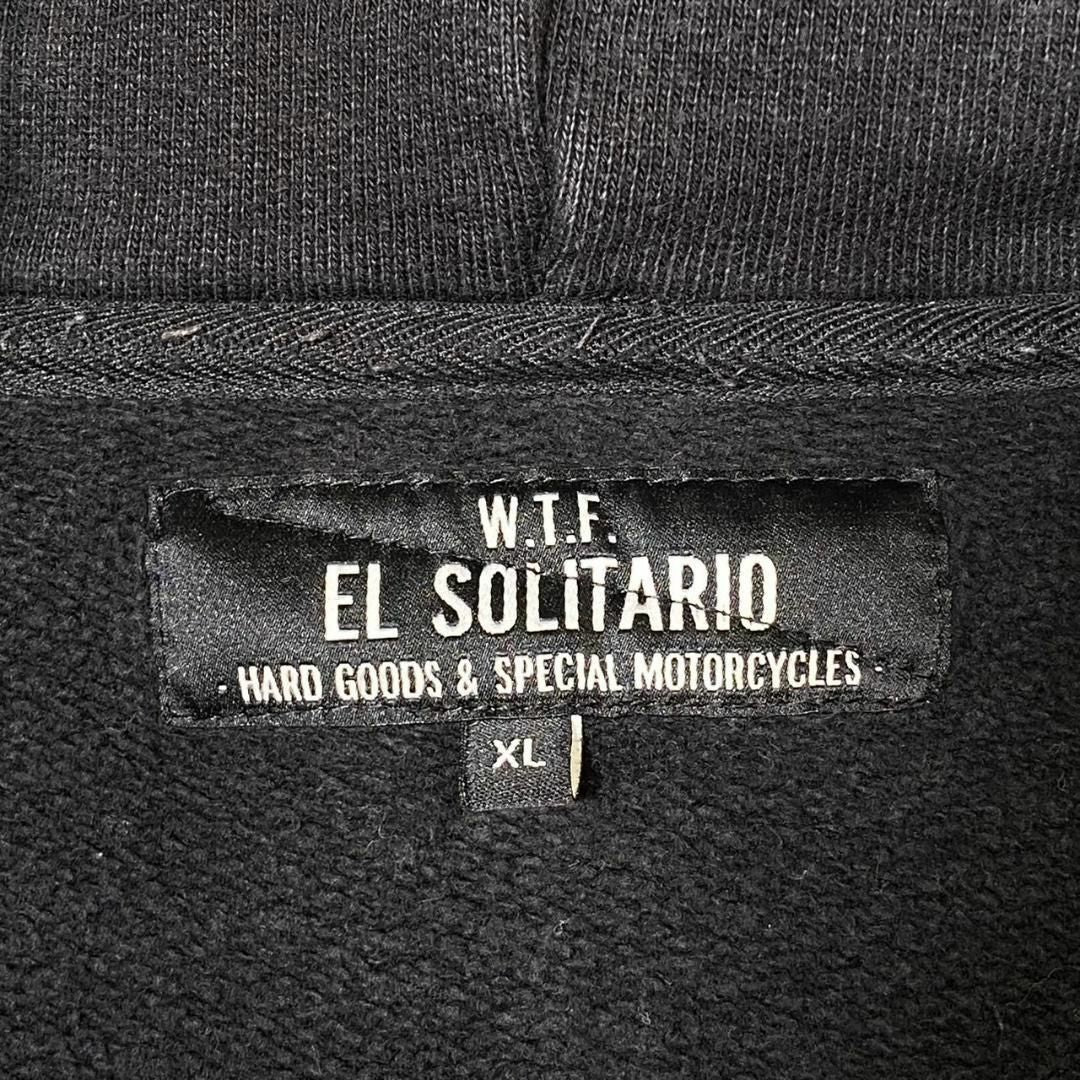 『EL SOLITARIO』エルソリタリオ (XL) リスペクト ジップパーカー