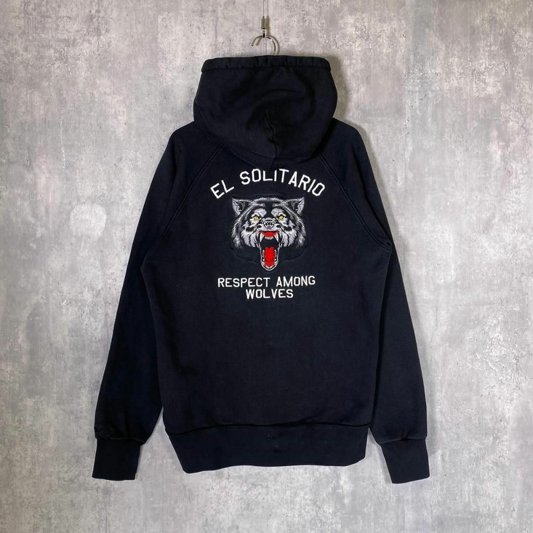 『EL SOLITARIO』エルソリタリオ (XL) リスペクト ジップパーカー