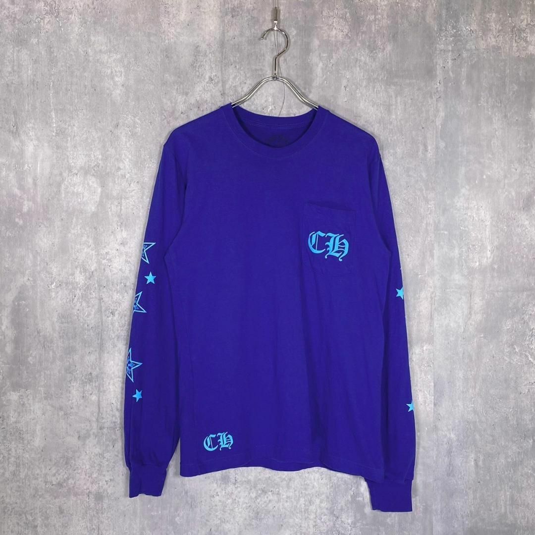 『クロムハーツ』 (M) スター ロングスリーブTシャツ