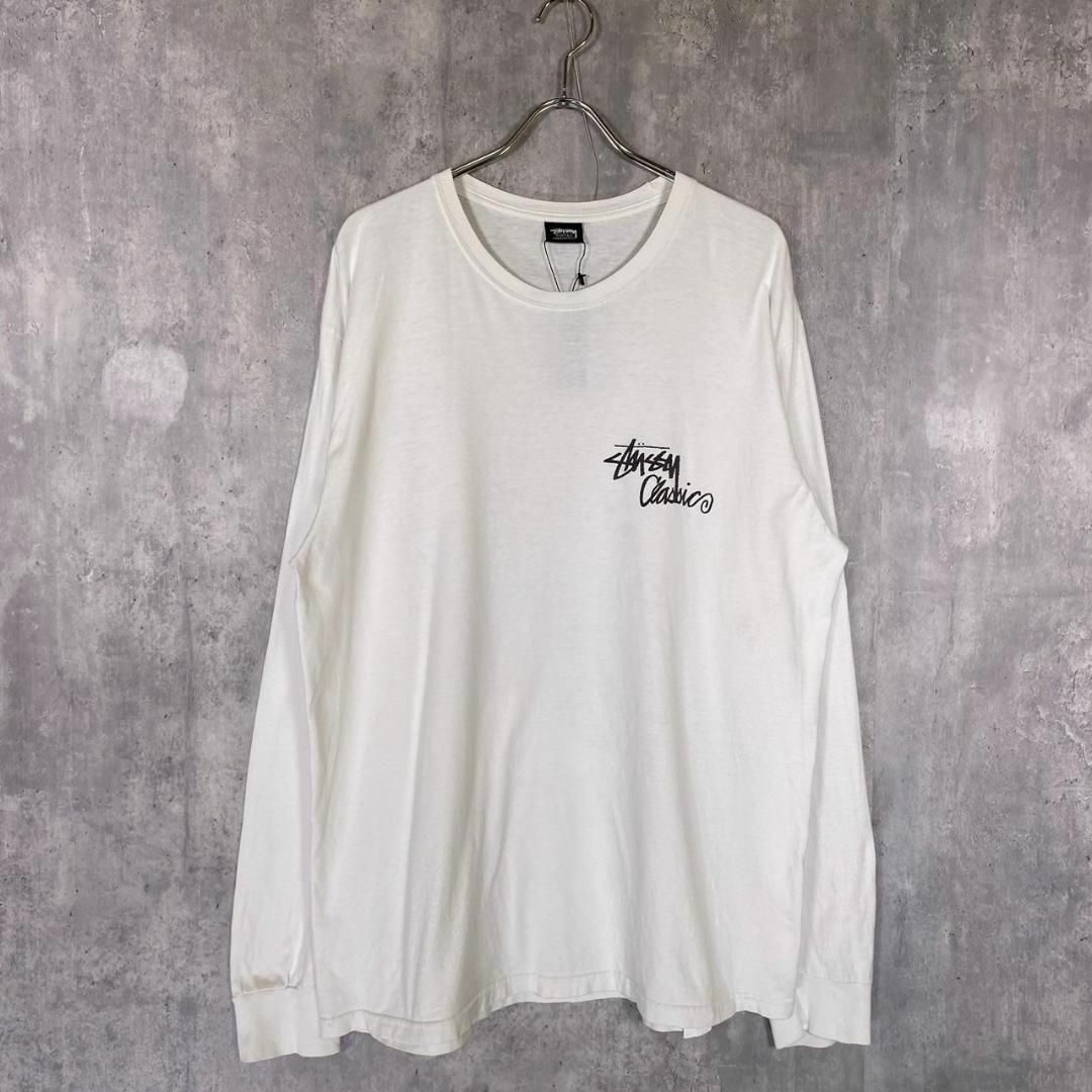 『STUSSY』ステューシー (L) ローマの休日 ロンTシャツ