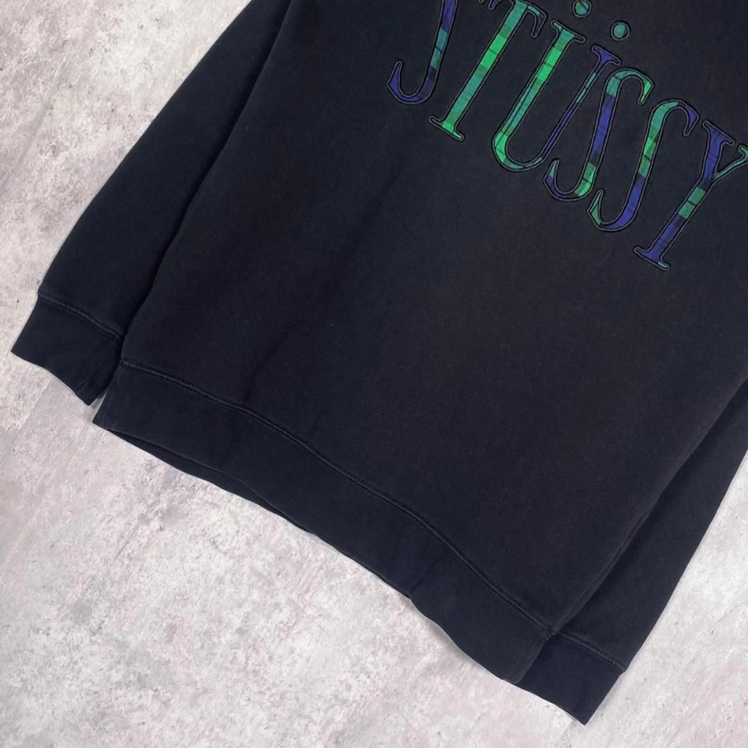 『STUSSY』ステューシー (S) フロントロゴ 長袖スウェット