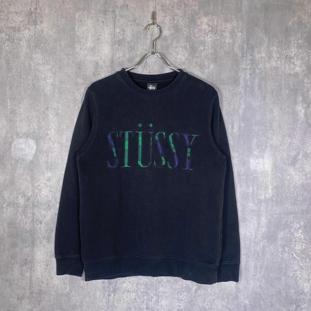 『STUSSY』ステューシー (S) フロントロゴ 長袖スウェット