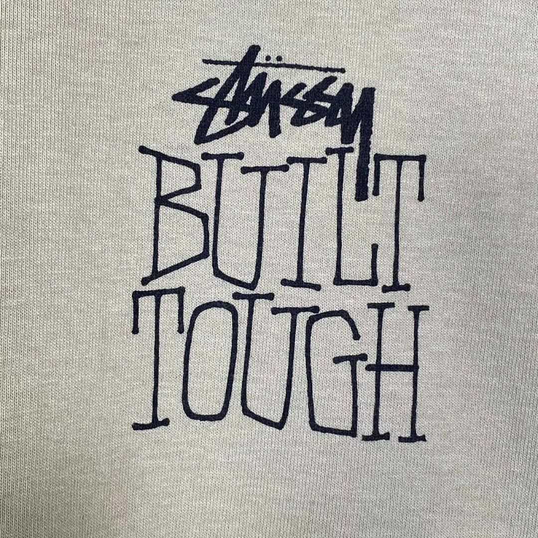 『STUSSY』ステューシー (M) スリーブプリント レンチ ロンTシャツ