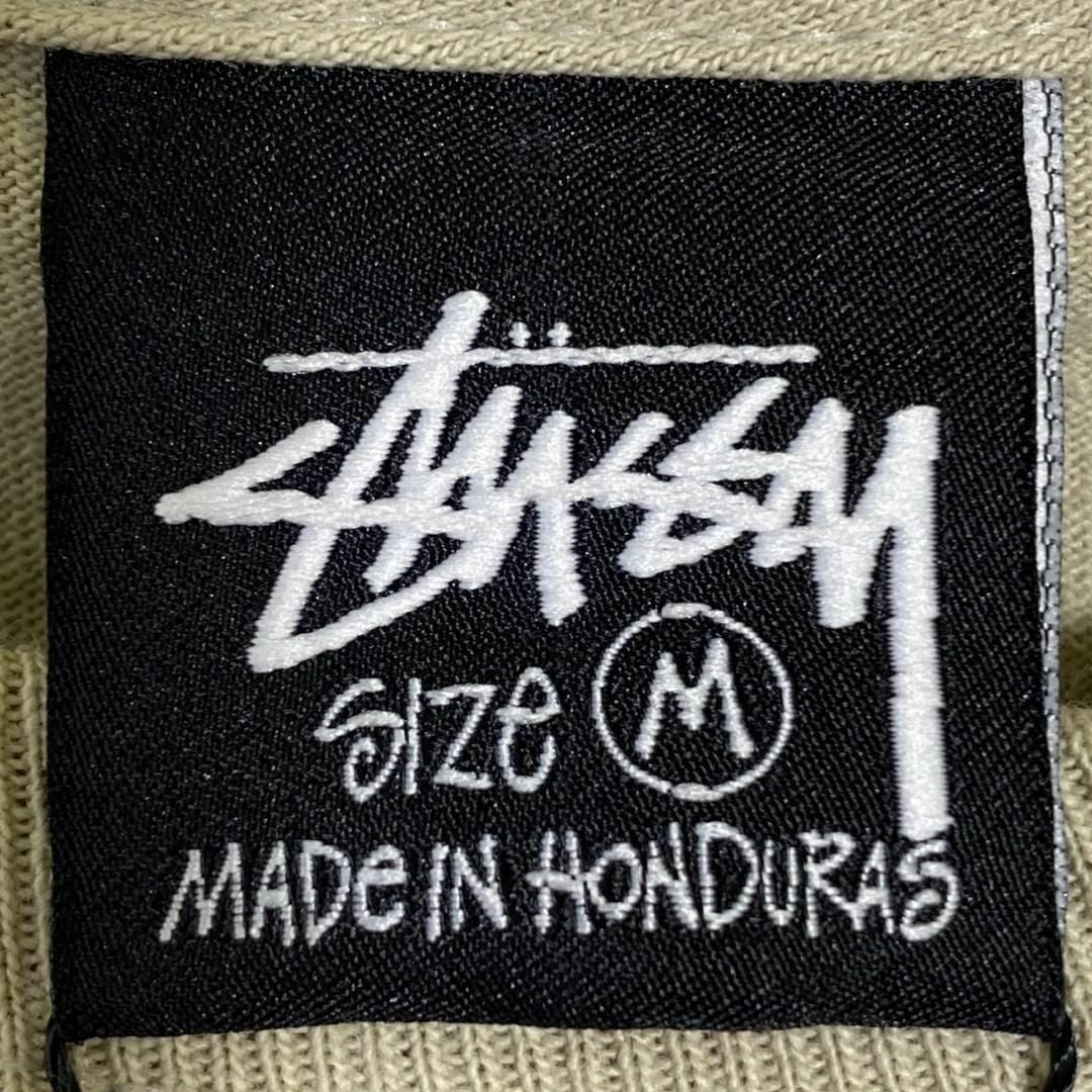 『STUSSY』ステューシー (M) スリーブプリント レンチ ロンTシャツ