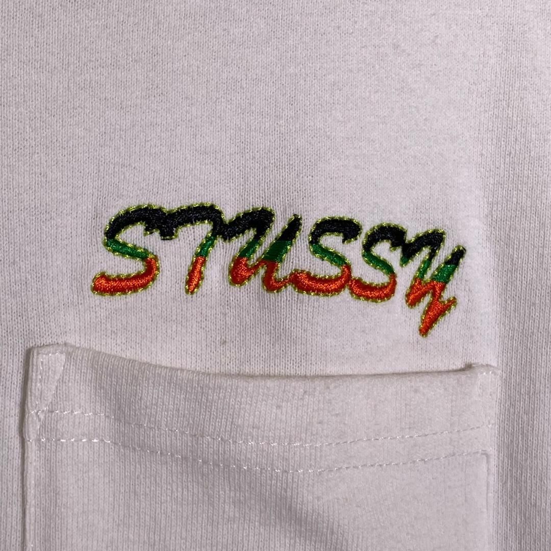 『STUSSY』ステューシー (L) Leaves L/S Crew ロンT