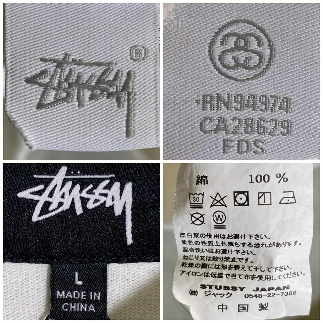 『STUSSY』ステューシー (L) Leaves L/S Crew ロンT
