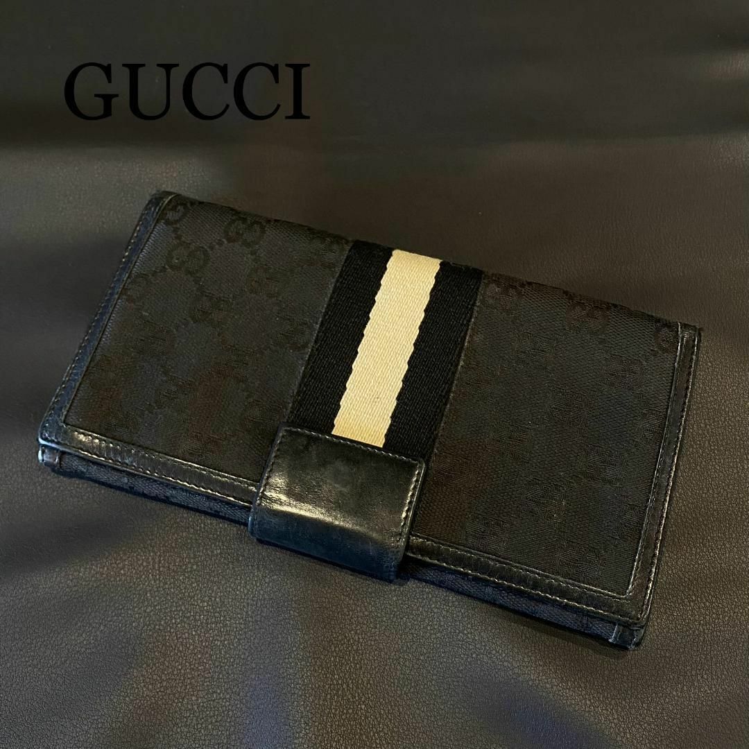 『GUCCI』グッチ GGキャンバス ロングウォレット