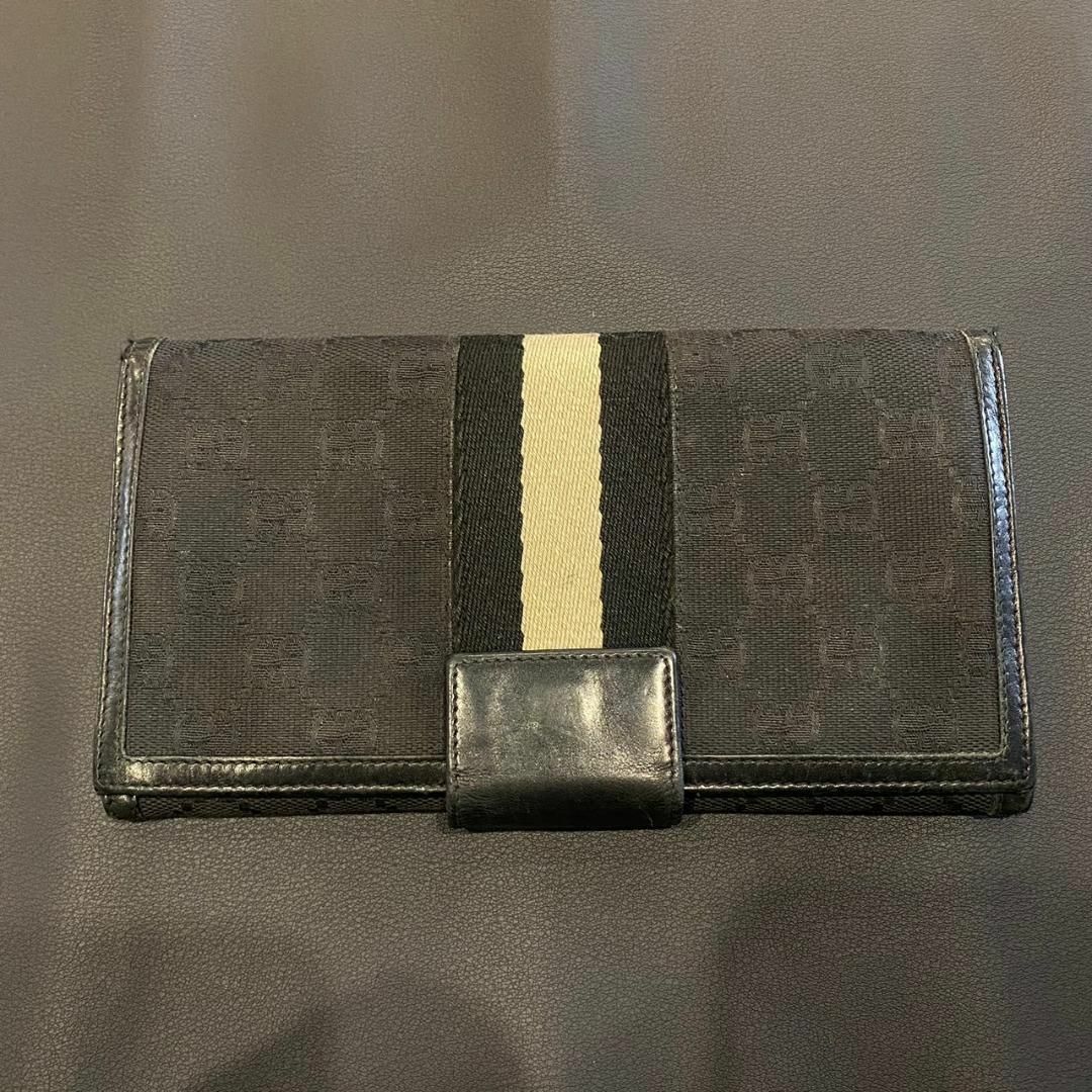 『GUCCI』グッチ GGキャンバス ロングウォレット