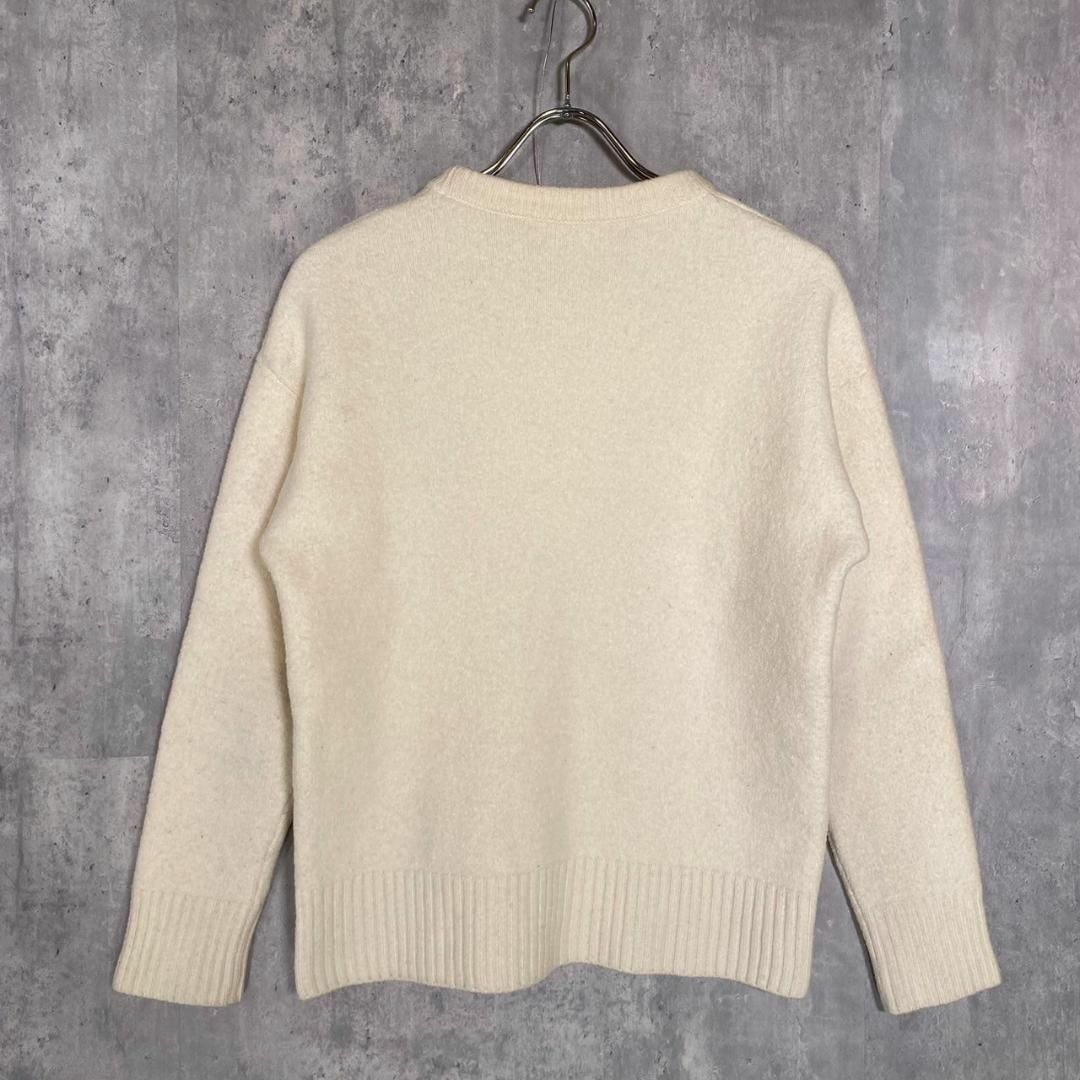 『Ami paris』アミパリス (S) ワンポイントロゴ ニット
