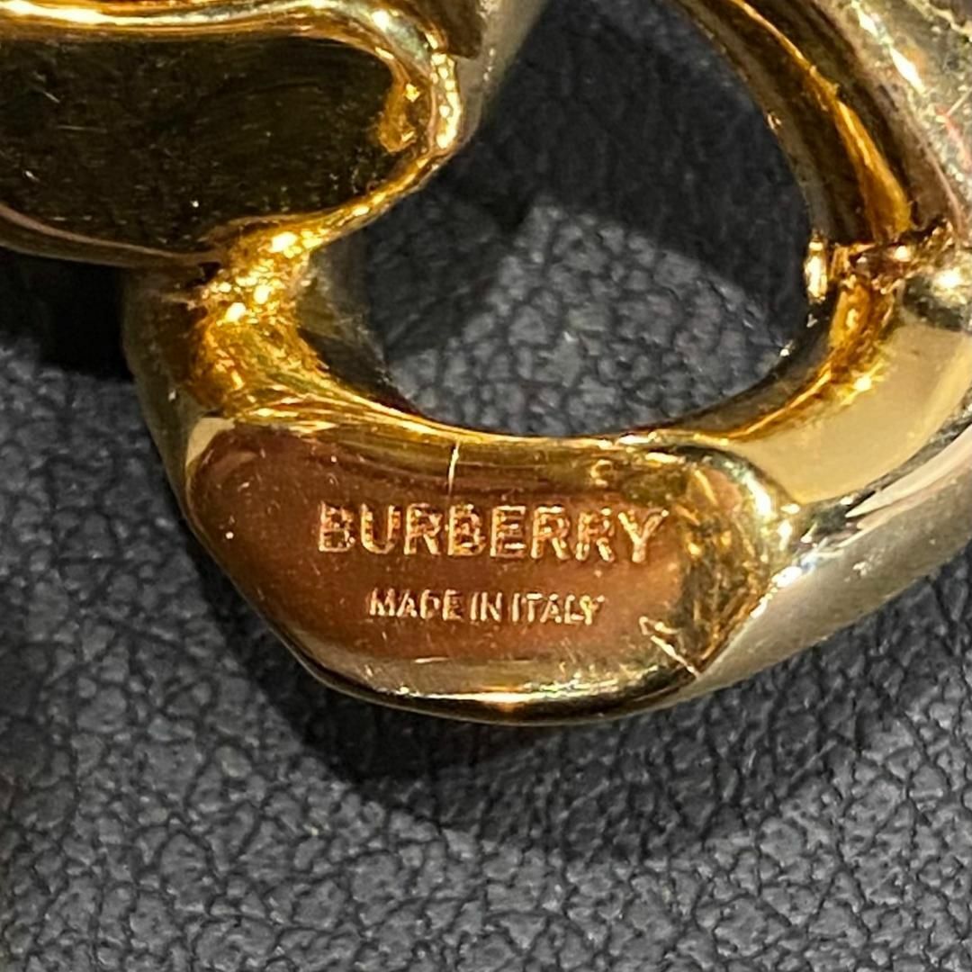 『BURBERRY』バーバリー ゴールドプレート バングル