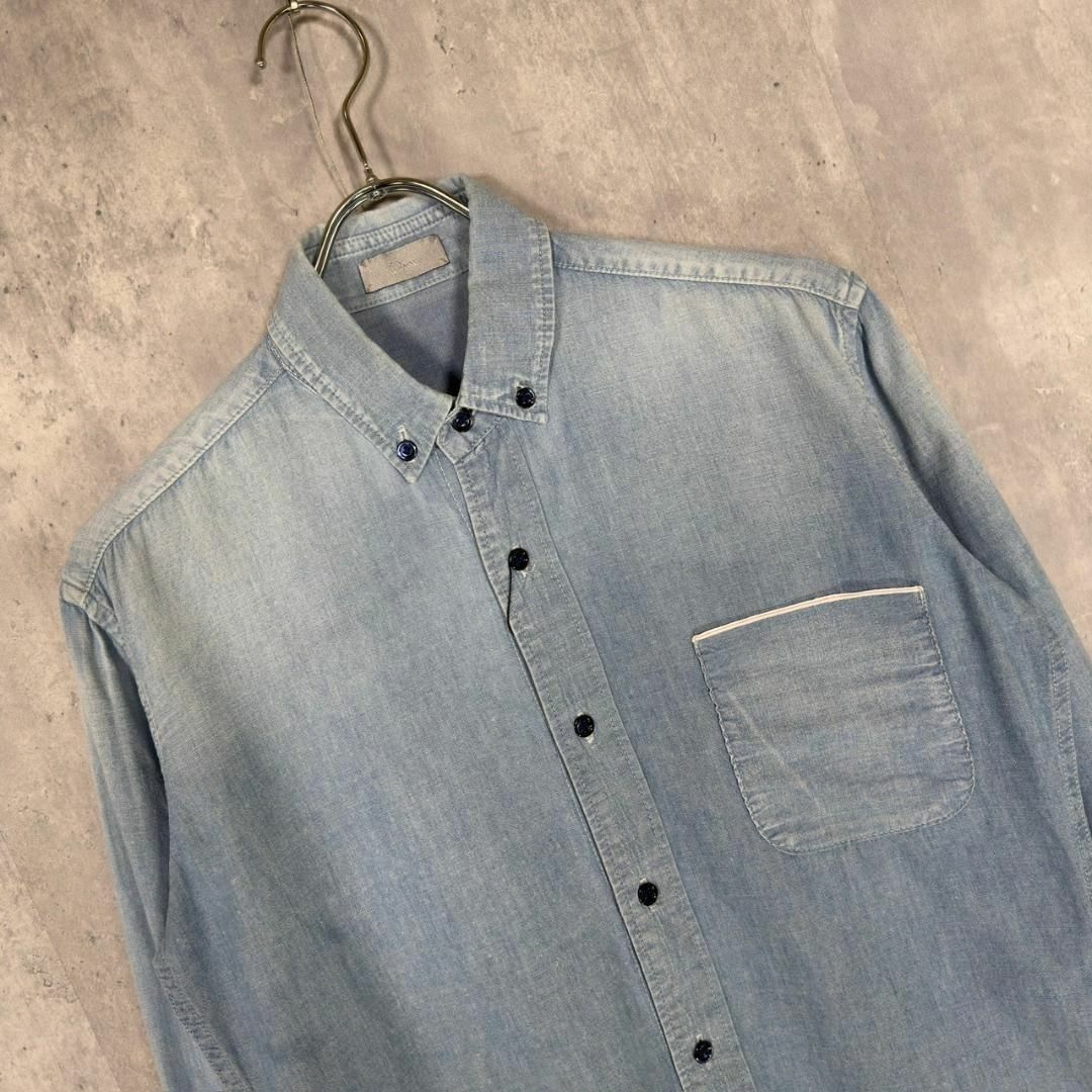 『DIOR HOMME』ディオール オム (37) シャンブレーシャツ