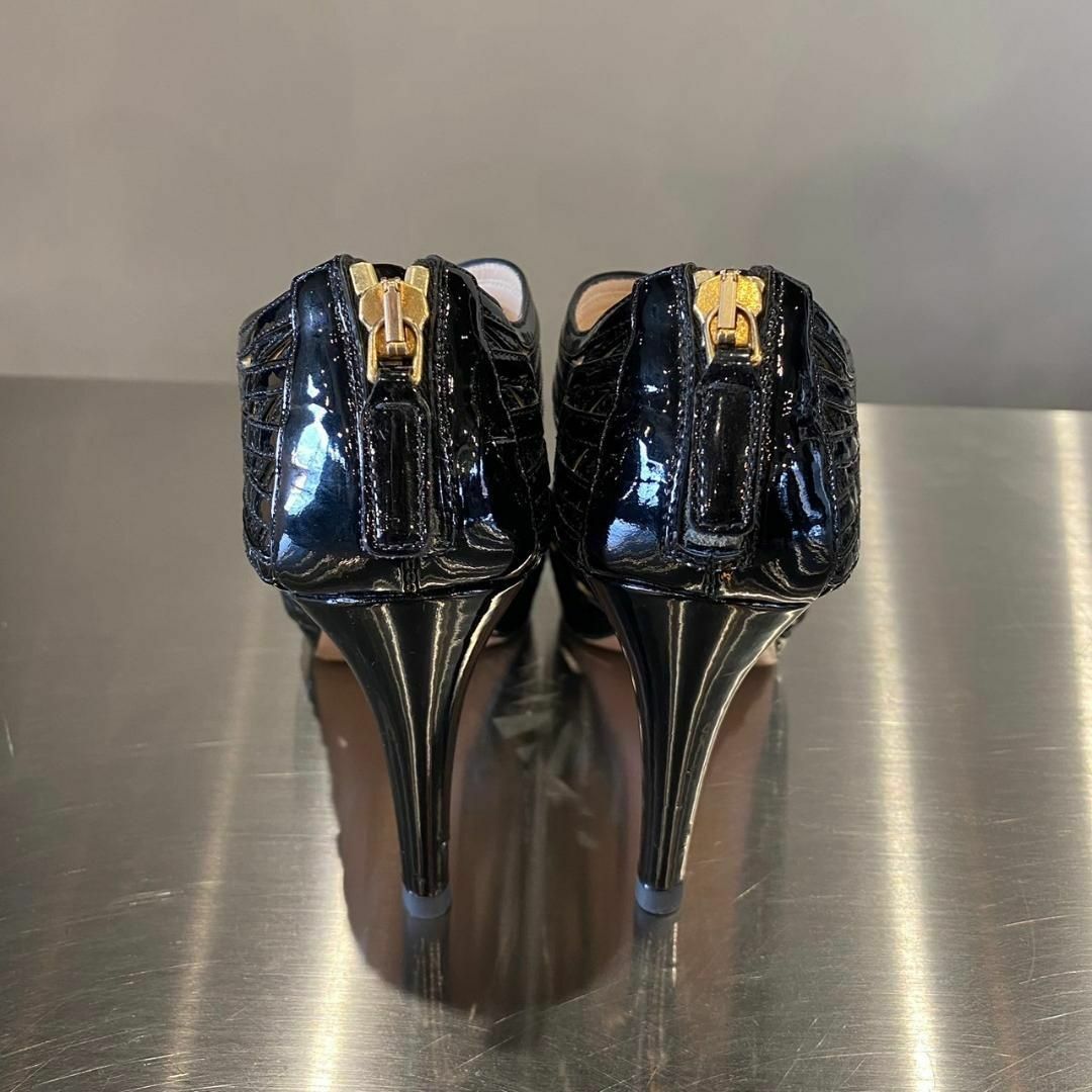 『PRADA』プラダ (35) レザー ヒールサンダル