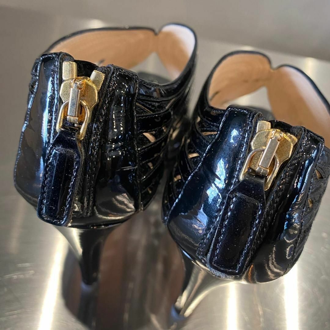 『PRADA』プラダ (35) レザー ヒールサンダル