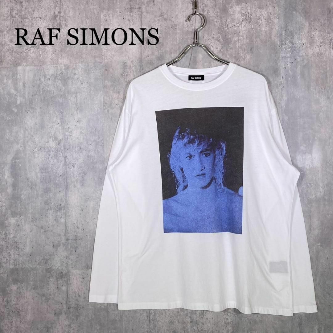 『RAF SIMONS』ラフシモンズ (S) ローラダーン ロングTシャツ