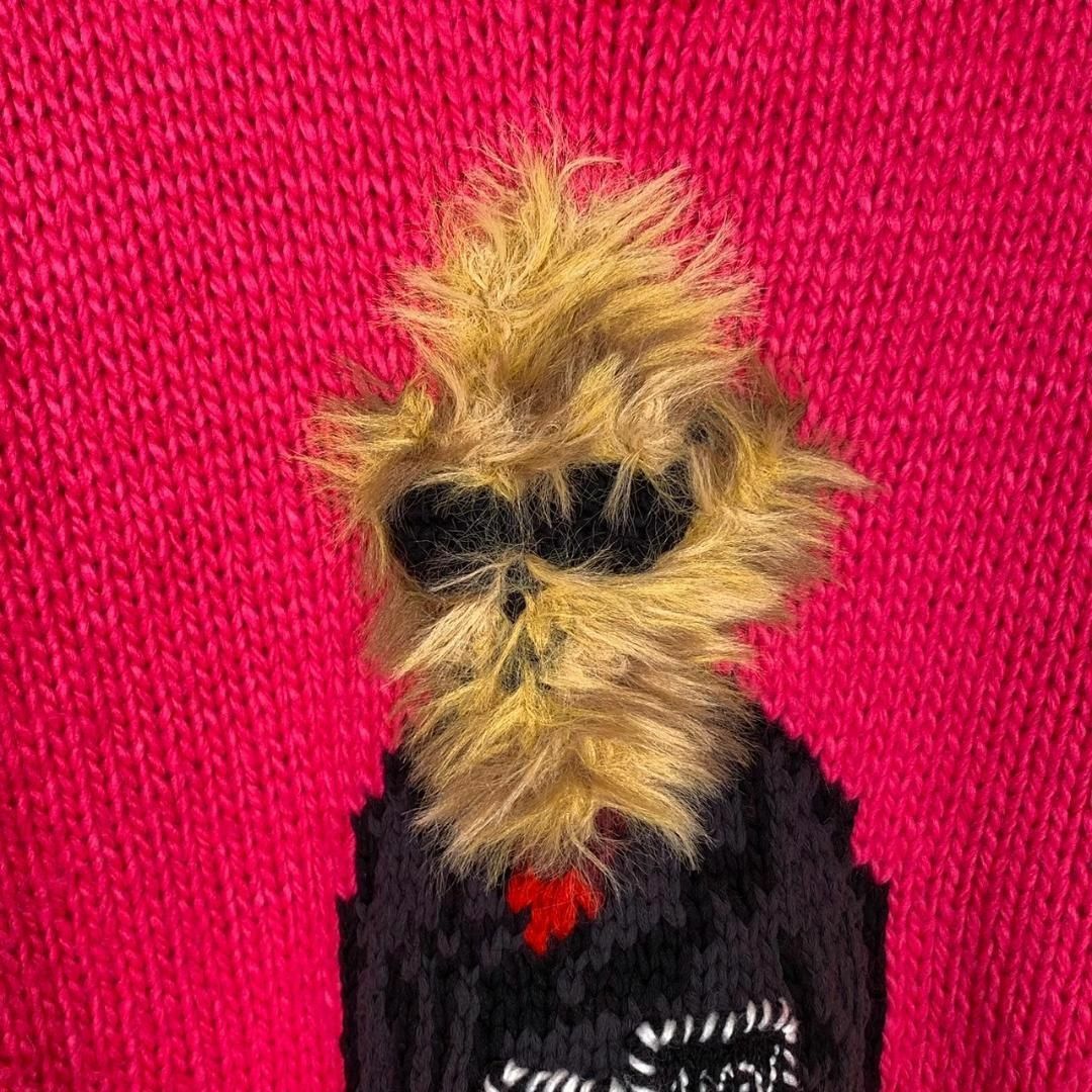 『amok』アモク (M) ベアー刺繍ニット セーター