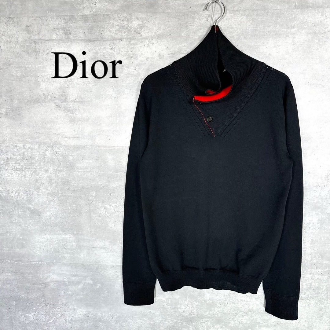 『Dior』ディオール (M) ハイネック ニットセーター