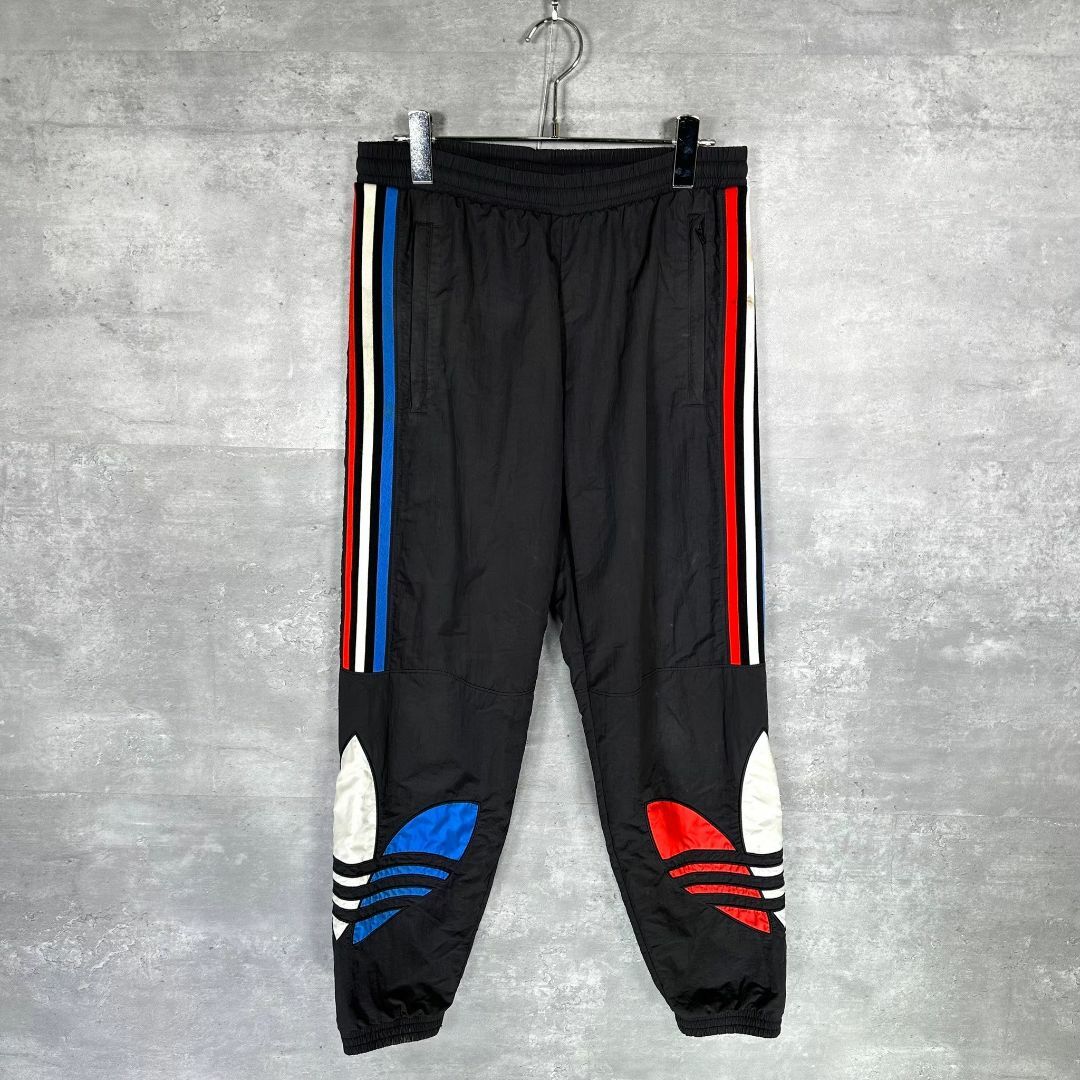 『adidas』アディダス (S) マルチカラー ナイロンパンツ