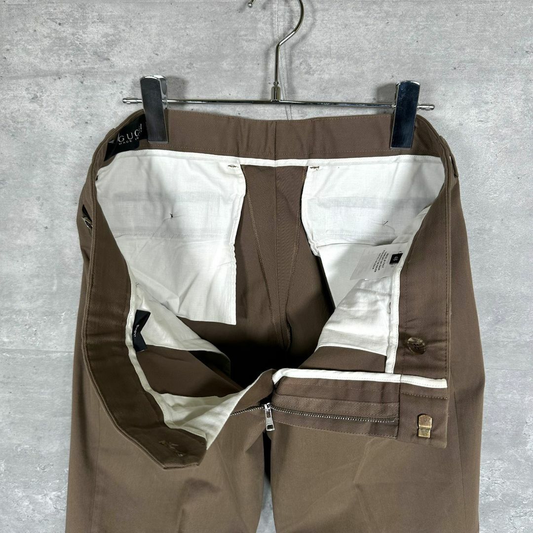 『GUCCI』グッチ (48) テーパード スラックス パンツ