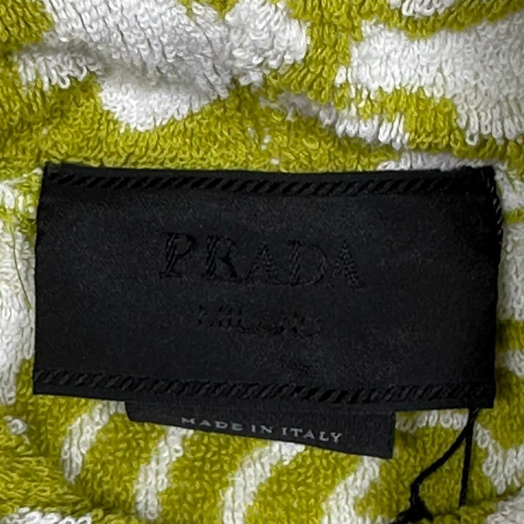『PRADA』プラダ (XL) フローラル パイル生地 パーカー