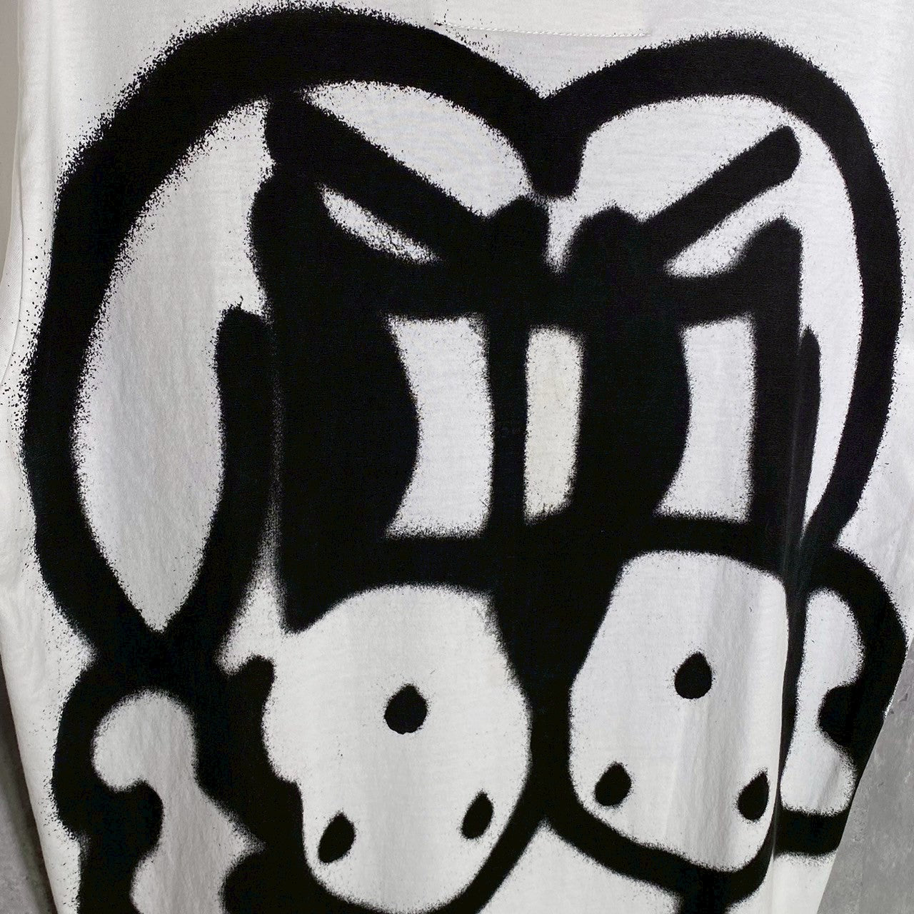 『GIVENCHY』ジバンシー (XL) スプレードックプリントTシャツ