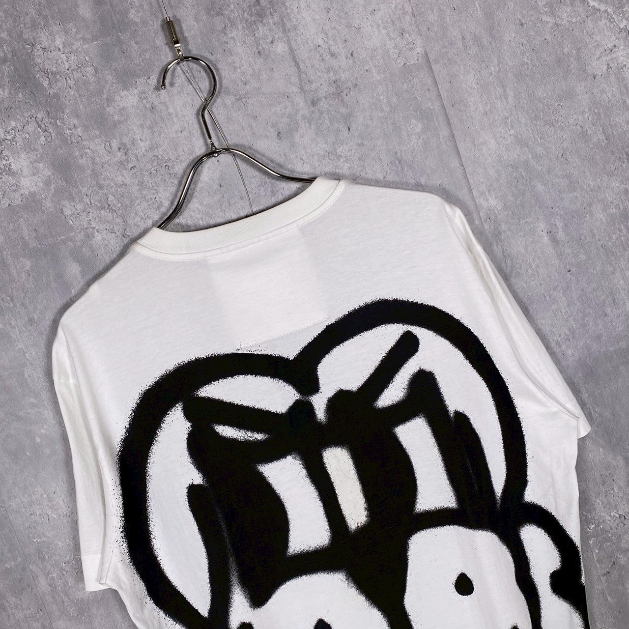 『GIVENCHY』ジバンシー (XL) スプレードックプリントTシャツ