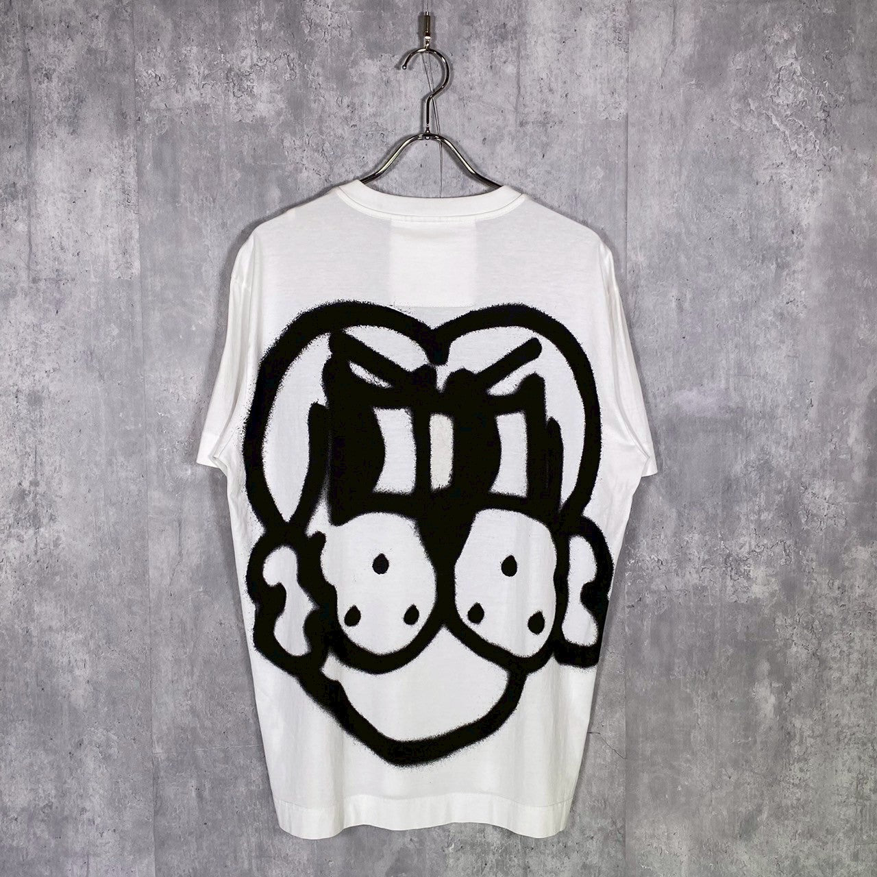 『GIVENCHY』ジバンシー (XL) スプレードックプリントTシャツ