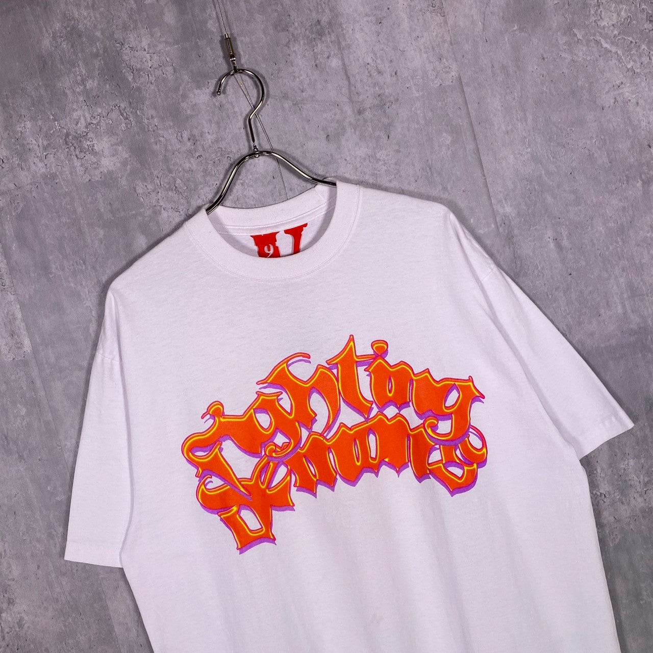 『VLONE × 999CLUB』 (XL) オーバーサイズプリントTシャツ