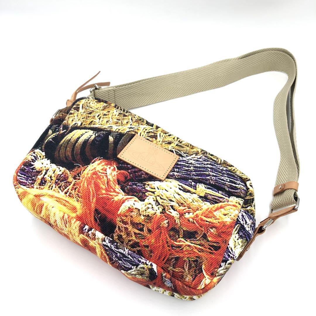 『Vivienne Westwood』ヴィヴィアンウエスト キャンバス総柄バッグ