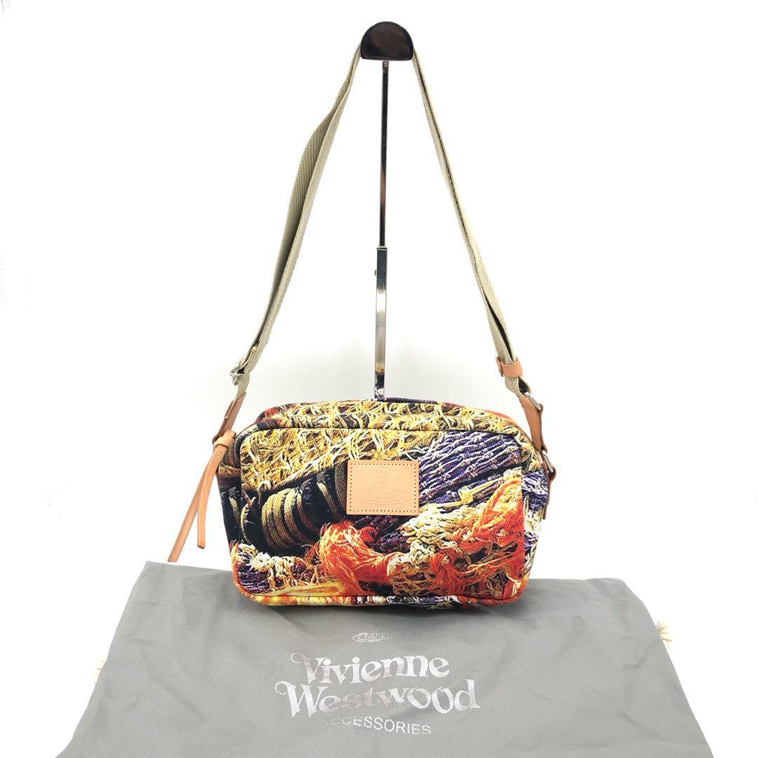 『Vivienne Westwood』ヴィヴィアンウエスト キャンバス総柄バッグ