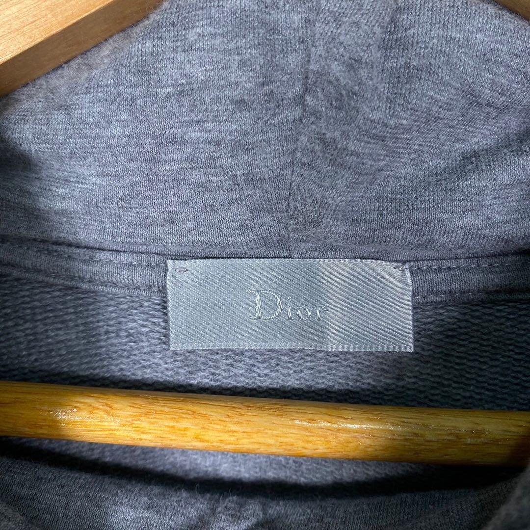 『Dior』ディオール (L) ローズ薔薇柄 ロゴプルオーバーパーカー