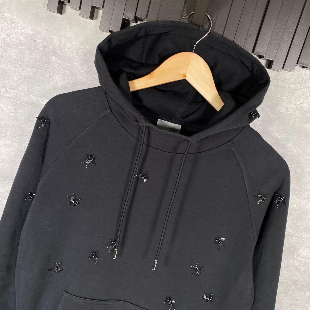 『Dior』ディオール (S) beeビジュープルオーバーパーカー