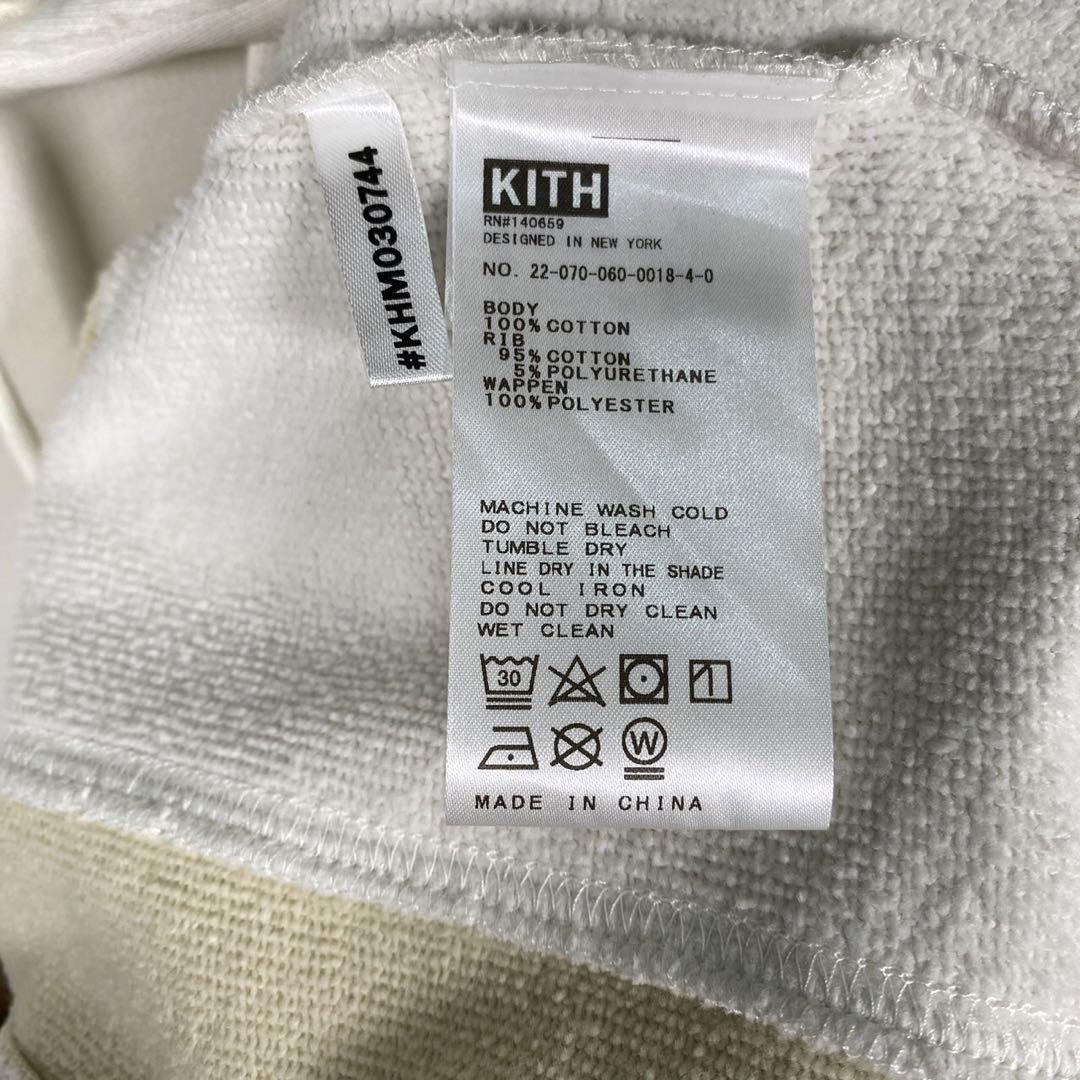『KITH』キス (M) Williamsパネル切り替えプルオーバーパーカー