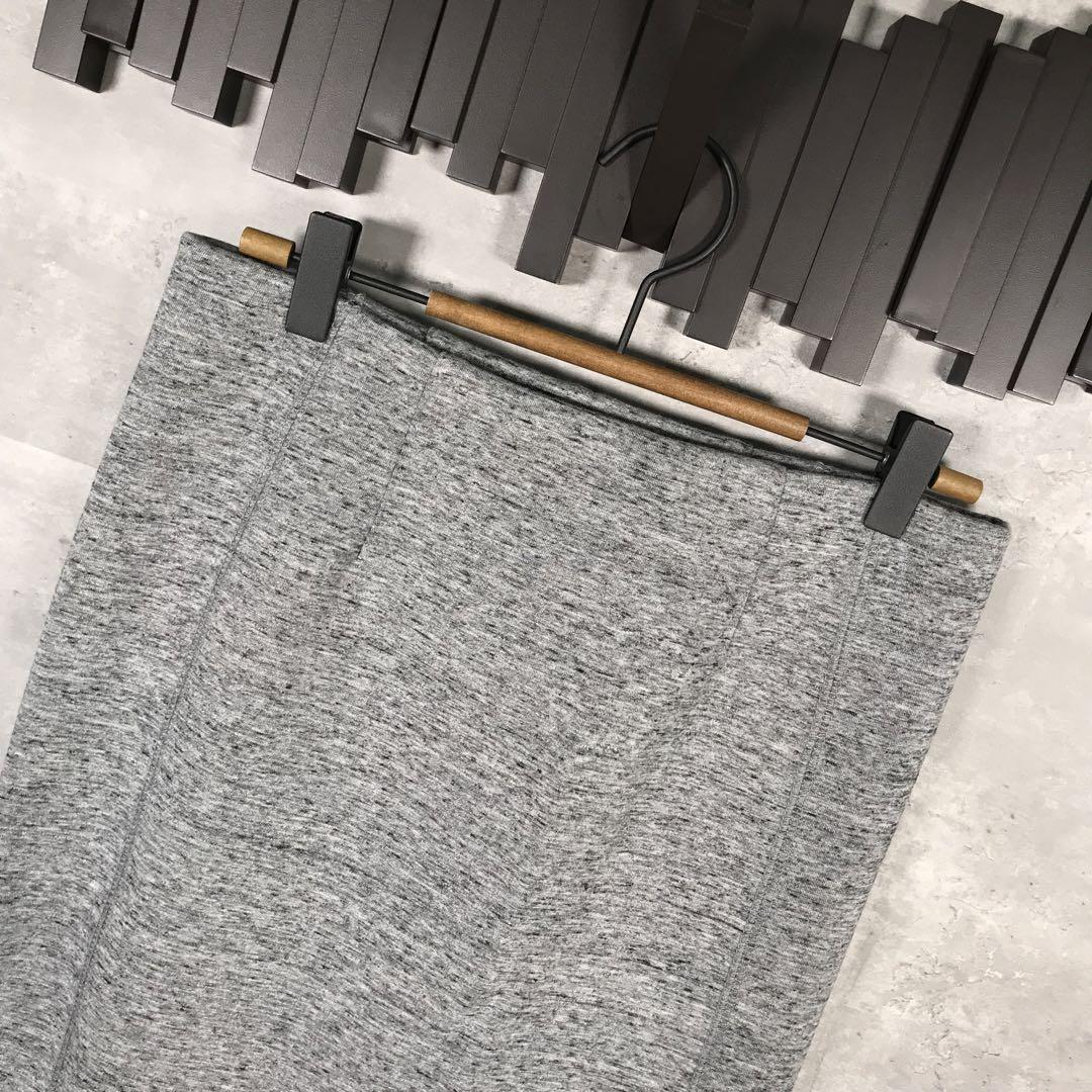 『H&M』エイチアンドエム (S) ストレッチ タイトスカート / グレー