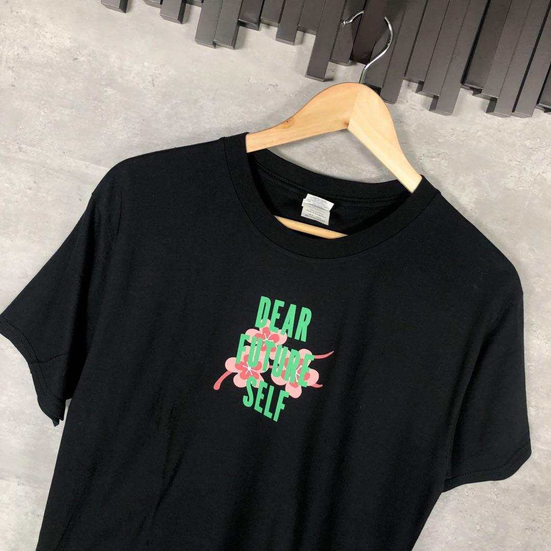 『GILDAN』ギルダン (S) プリント半袖Tシャツ / ブラック