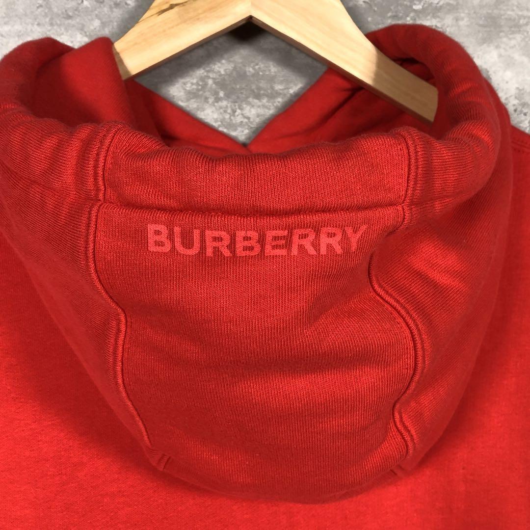 『Burberry』バーバリー (XS) オーバーサイズ LOVEプリントパーカー