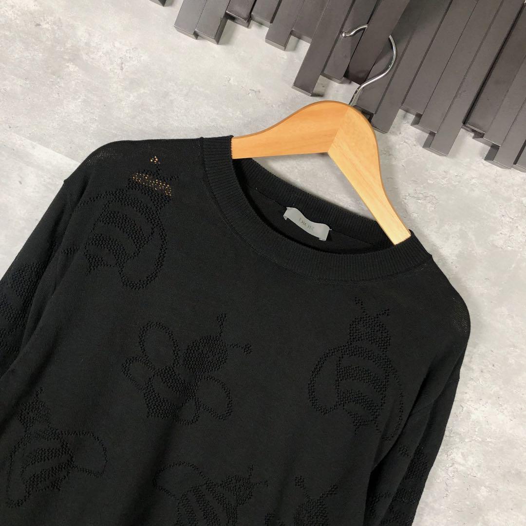 『Dior』ディオール (M) カウズbee薄手ニット / セーター ハチ柄